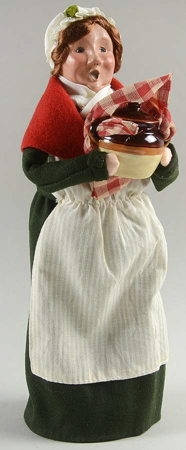 Wayside Country Store Lady With Bean Pot - No Box by Byers' Choice Ltd-1