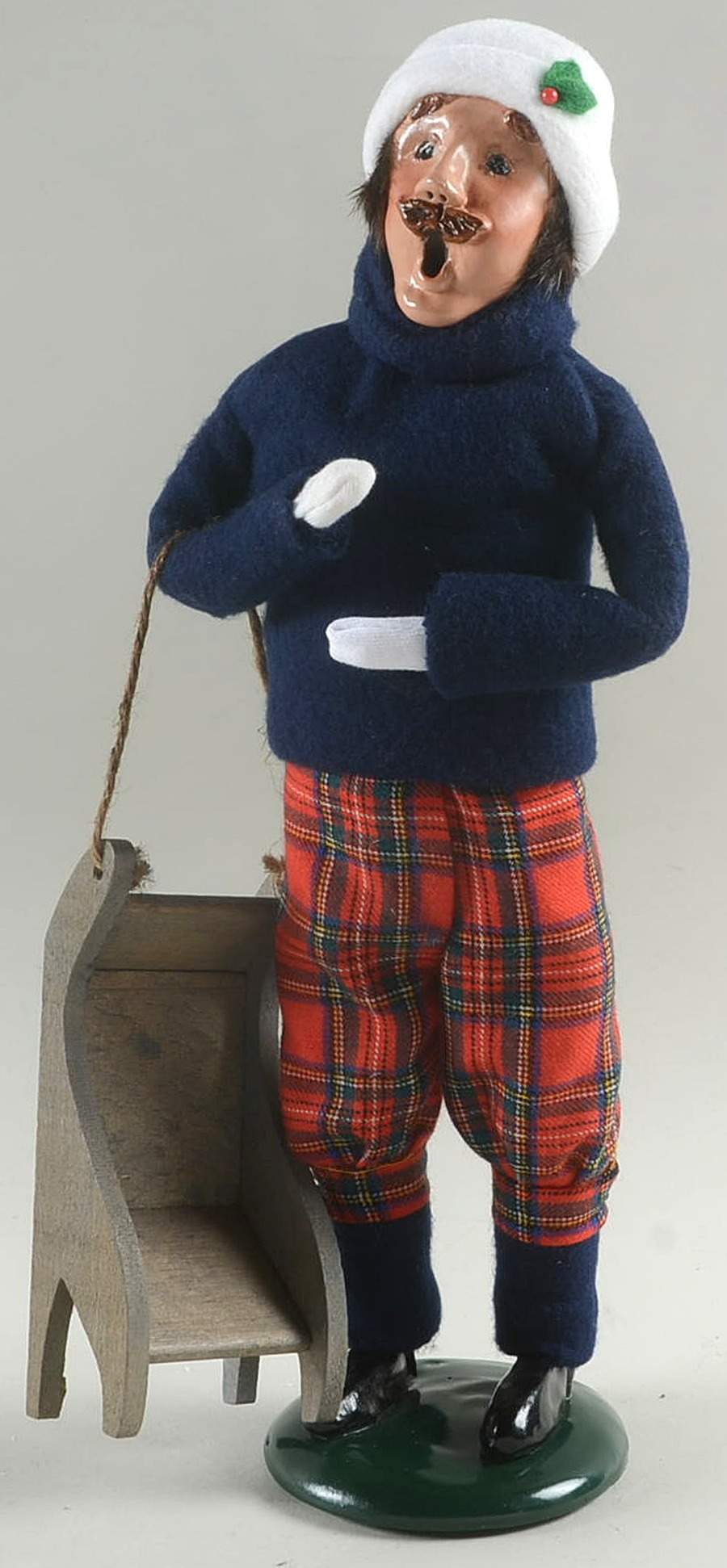 Christmas Store Exclusives Man With Sled - No Box by Byers' Choice Ltd-1