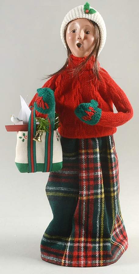 Christmas Store Exclusives Woman Shopper-My Maine Bag - No Box by Byers' Choice Ltd-1