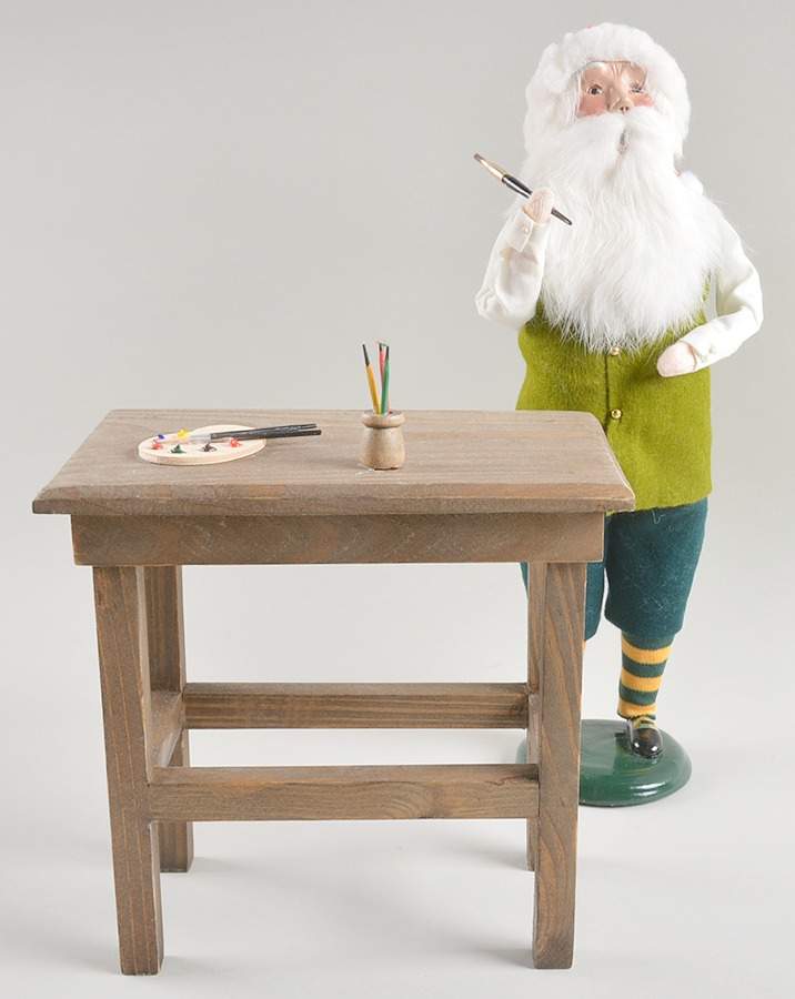 Christmas Store Exclusives Santa With Workbench - No Box by Byers' Choice Ltd-1