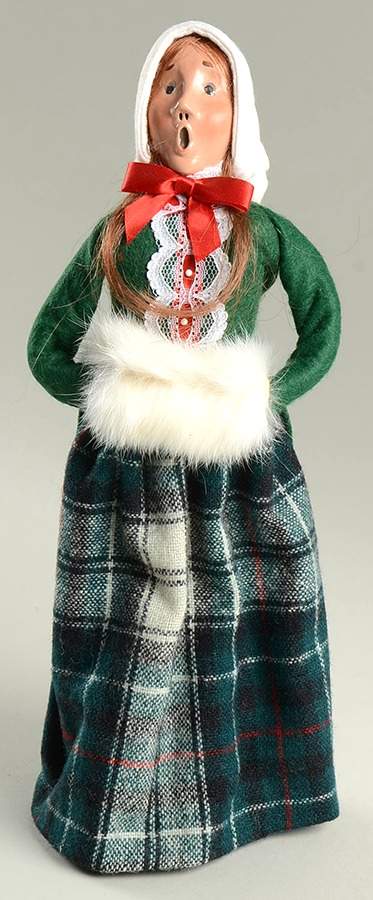 Christmas Store Exclusives Woman With White Muff - No Box by Byers' Choice Ltd-1