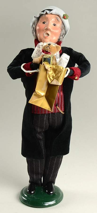 Christmas Store Exclusives Man With Shopping Bag-Lenox - No Box by Byers' Choice Ltd-1