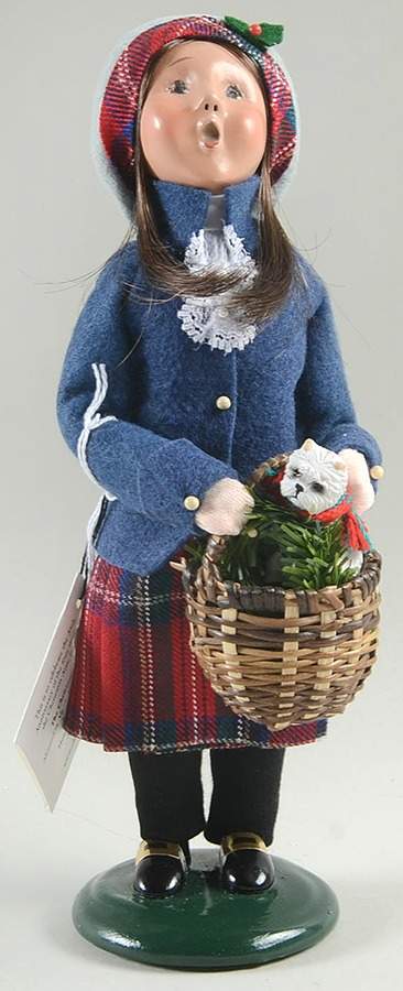 Christmas Store Exclusives Girl With Dog - No Box by Byers' Choice Ltd-1