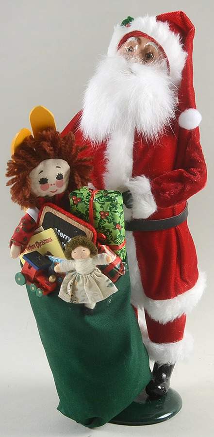 Talbots Carolers Santa With Sack Of Toys - No Box by Byers' Choice Ltd-1