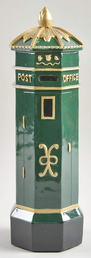 Talbots Carolers Post Office Stand-Green - No Box by Byers' Choice Ltd-1