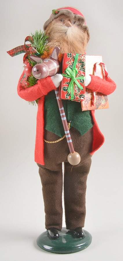 Talbots Carolers Man With Red Beard Shopper - No Box by Byers' Choice Ltd-1
