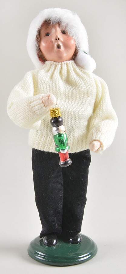 Talbots Carolers Boy With Nutcracker Ornament - No Box by Byers' Choice Ltd-1