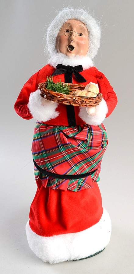 Talbots Carolers Mrs Claus With Cookie Tray - No Box by Byers' Choice Ltd-1