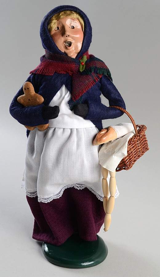Talbots Carolers Woman Shopper With Bread - No Box by Byers' Choice Ltd-1