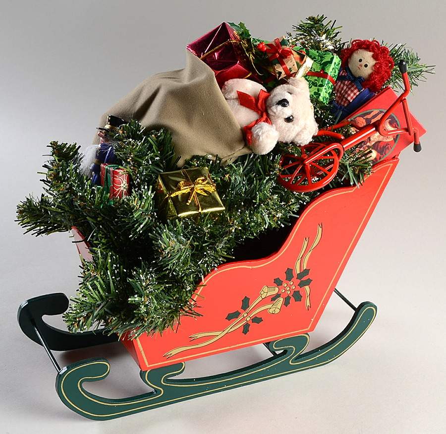 Talbots Carolers Sled Of Toys Only - No Box by Byers' Choice Ltd-1