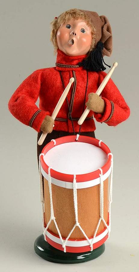 Christmas Waits Boy With Drum - No Box by Byers' Choice Ltd-1