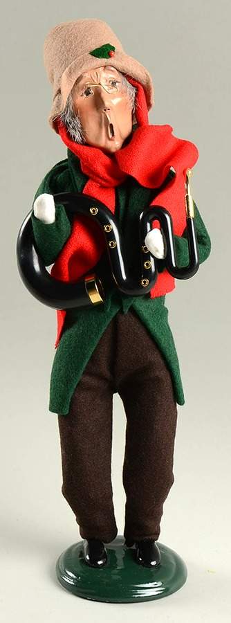 Christmas Waits Man With Serpentine Horn - No Box by Byers' Choice Ltd-1