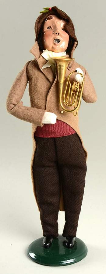 Christmas Waits Man With Baritone Horn - No Box by Byers' Choice Ltd-1