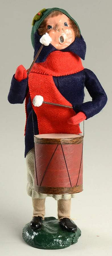 Musicians Drummer Boy-Blue Coat - No Box by Byers' Choice Ltd-1