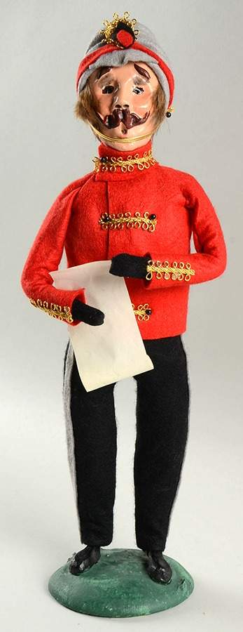 Musicians Band Leader In Red Coat - No Box by Byers' Choice Ltd-1