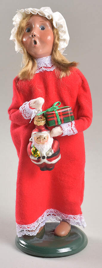 Night Before Christmas Decorating Girl - No Box by Byers' Choice Ltd-1