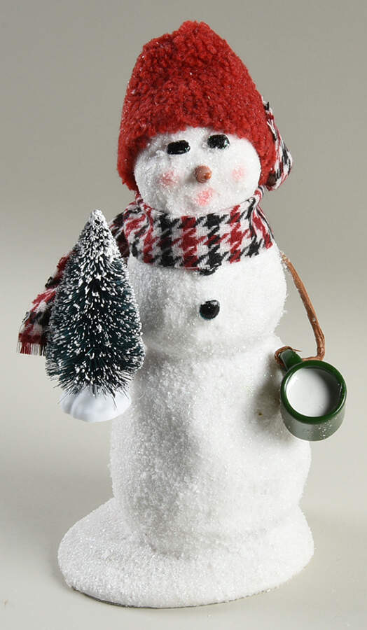 Snowmen Snowman With Mug - No Box by Byers' Choice Ltd-1