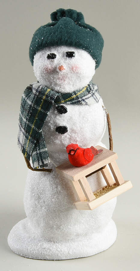 Snowmen Snowman With Birdfeeder - No Box by Byers' Choice Ltd-1