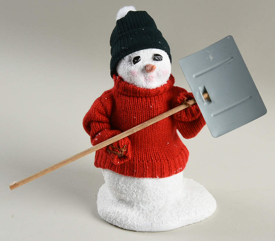Snowmen Snowman With Shovel - No Box by Byers' Choice Ltd-1