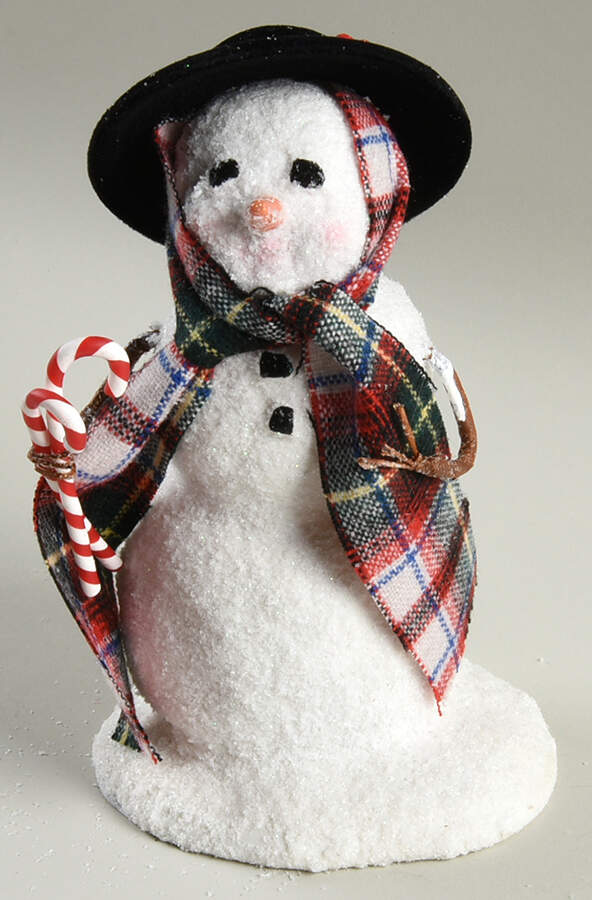 Snowmen Snowman With Candy Canes - No Box by Byers' Choice Ltd-1