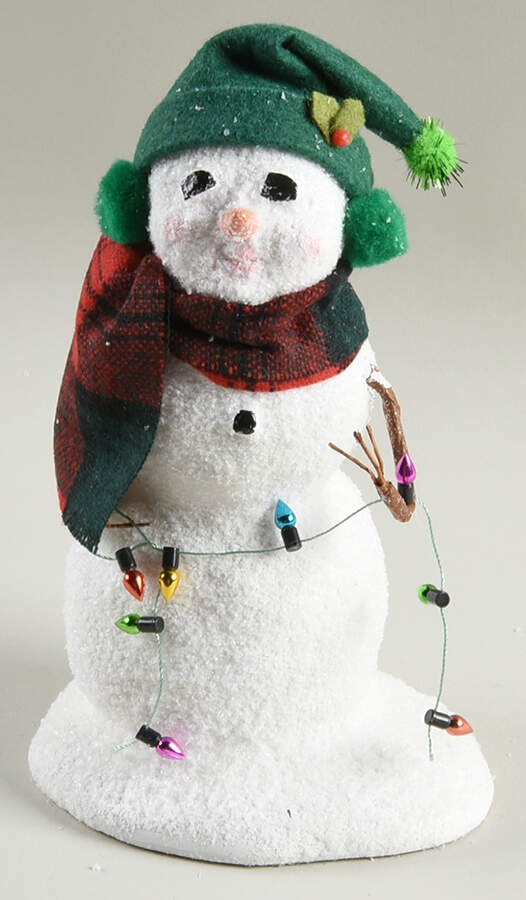 Snowmen Snowman With Lights - No Box by Byers' Choice Ltd-1