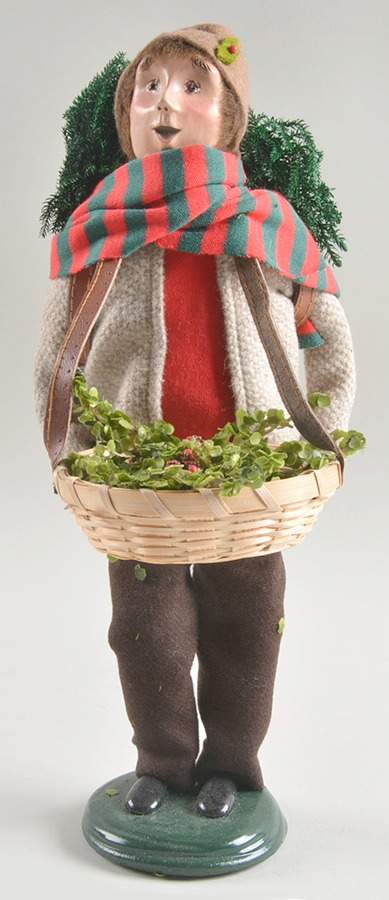 Street Vendors Man Selling Greenery - No Box by Byers' Choice Ltd-1