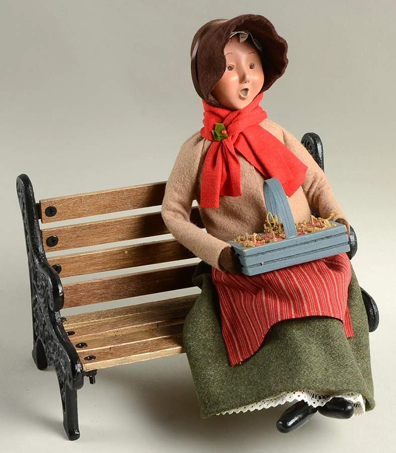 Street Vendors Apple Lady - No Box by Byers' Choice Ltd-1