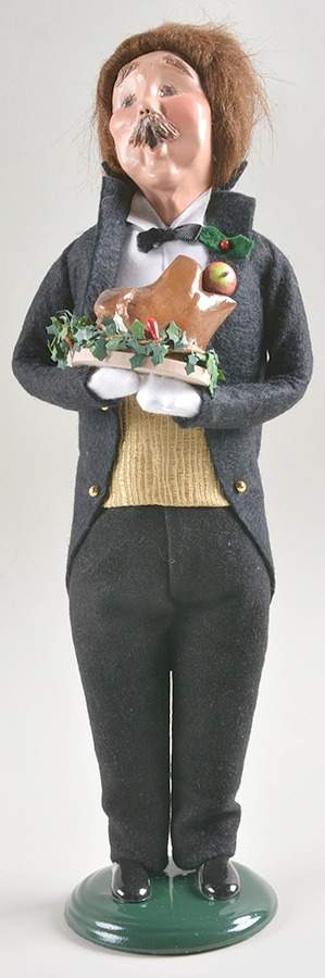 Professionals Manor House Footman With Hog Head - No Box by Byers' Choice Ltd-1