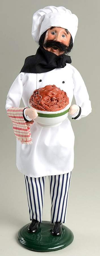 Chefs Chef With Spaghetti - No Box by Byers' Choice Ltd-1