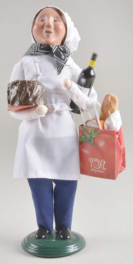 Chefs Chef With Chocolate Cake And Wine - No Box by Byers' Choice Ltd-1