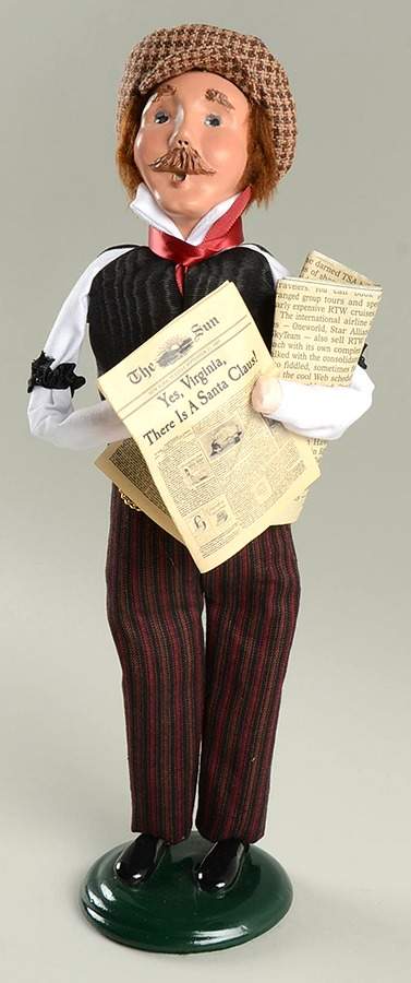 Yes! Virginia Newsman - No Box by Byers' Choice Ltd-1