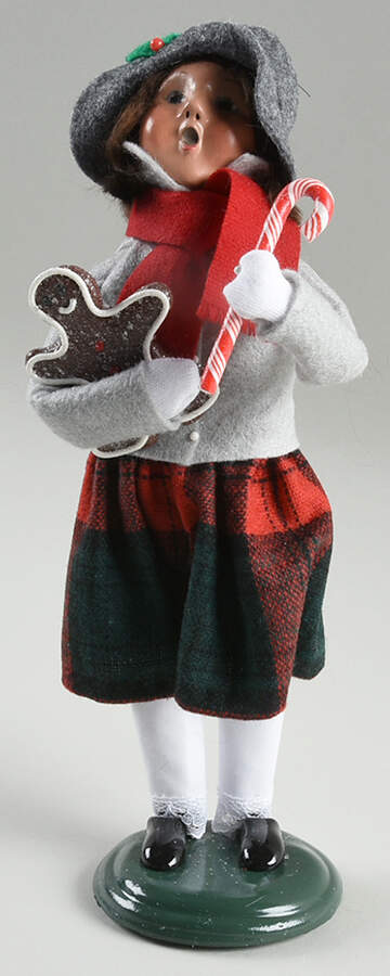 Christmas Market Sweets Girl With Gingerbread Man - No Box by Byers' Choice Ltd-1