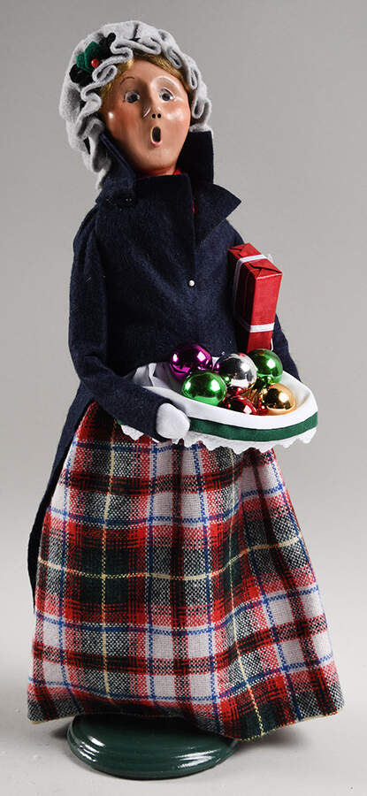 Christmas Market Ornament Family Woman - No Box by Byers' Choice Ltd-1