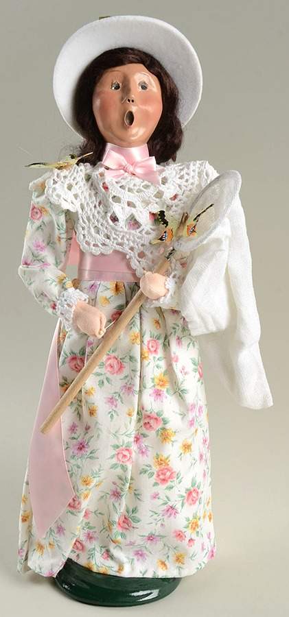 Spring Store Exclusives Woman With Butterfly And Net - No Box by Byers' Choice Ltd-1