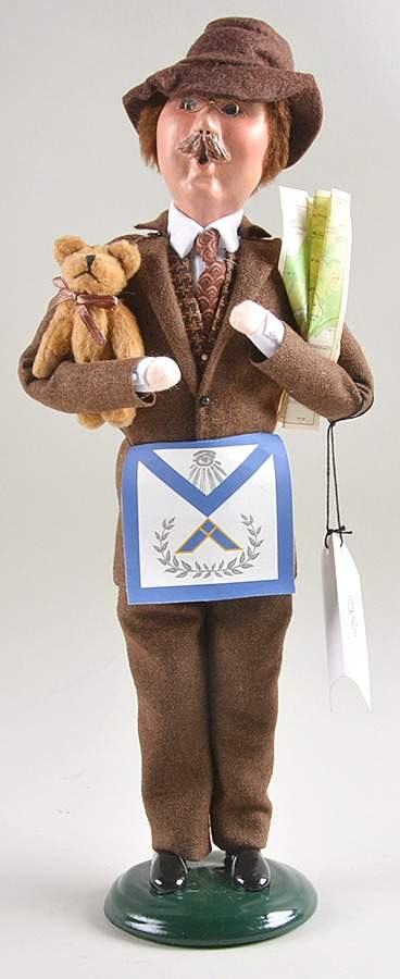 Masonic Brotherhood Brother Theodore Roosevelt-1858-19198 - No Box by Byers' Choice Ltd-1