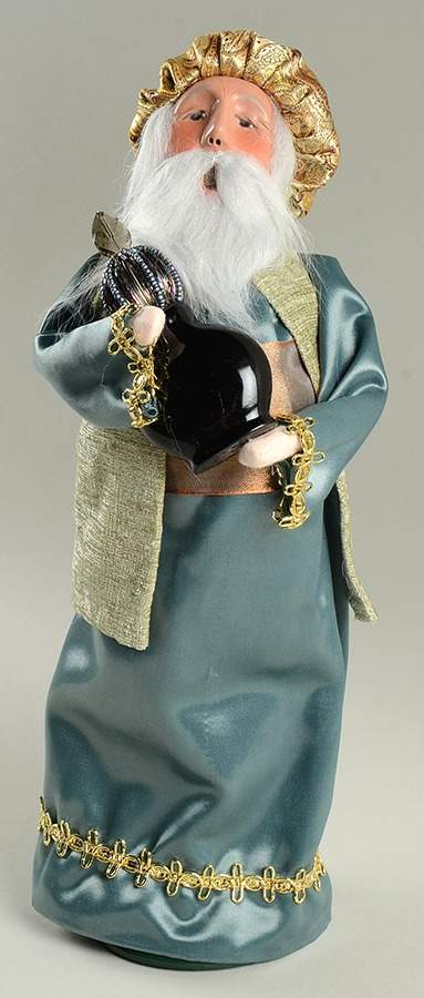 Nativity Series Blue Wise Man With Frankincense - No Box by Byers' Choice Ltd-1