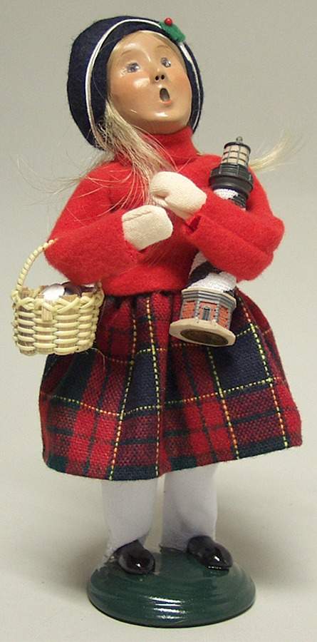 Abigail's Lighthouse Girl With Lighthouse-Cape Hatteras - No Box by Byers' Choice Ltd-1