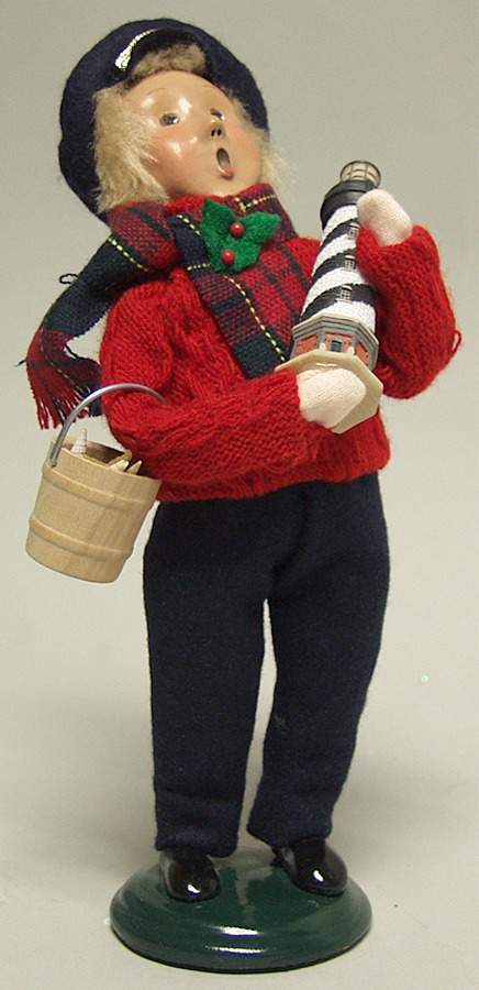 Abigail's Lighthouse Boy With Lighthouse-Cape Hatteras - No Box by Byers' Choice Ltd-1