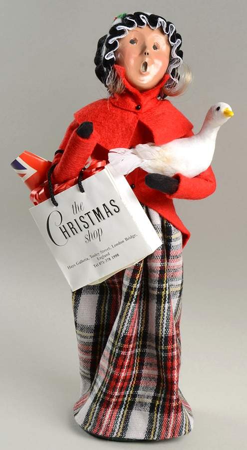 Sterling Choice Ltd Carolers Shopper Woman-With Goose - No Box by Byers' Choice Ltd-1
