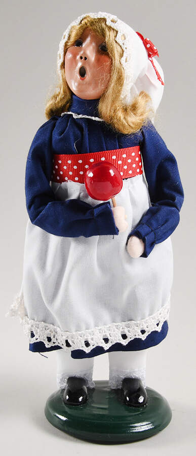 Seafaring Carolers Candy Apple Girl - No Box by Byers' Choice Ltd-1