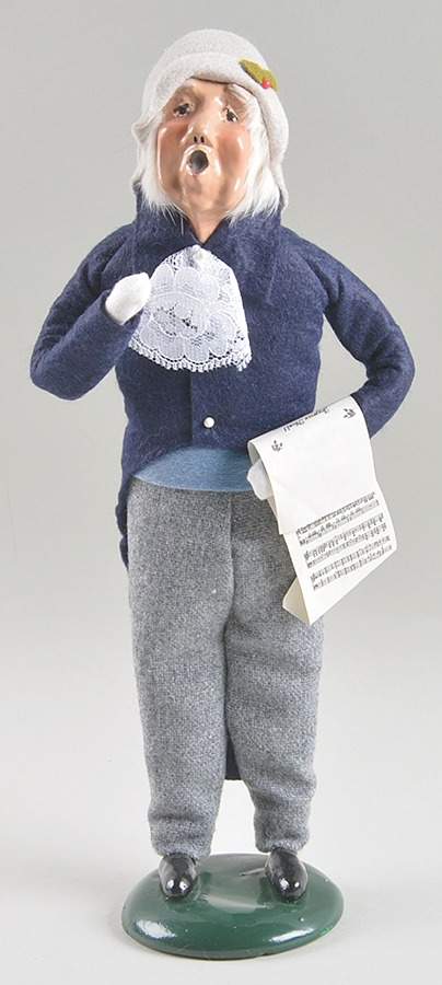 Victorian Assorted Carolers Grandfather With Music-Blue - No Box by Byers' Choice Ltd-1
