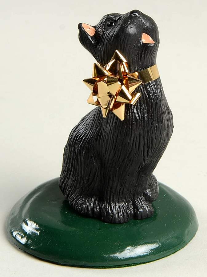Singing Cats Black Cat With Gold Bow - No Box by Byers' Choice Ltd-1