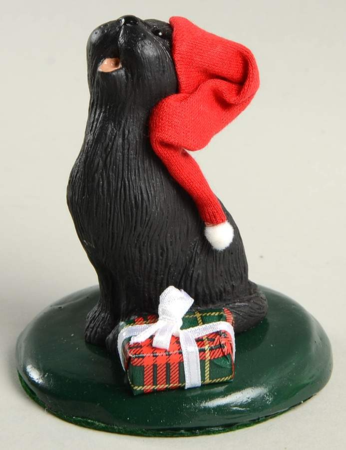 Singing Cats Black Cat With Gift Box & Red Scarf - No Box by Byers' Choice Ltd-1