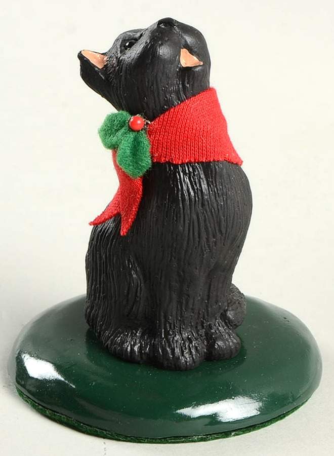 Singing Cats Black Cat With Red Christmas Scarf - No Box by Byers' Choice Ltd-1
