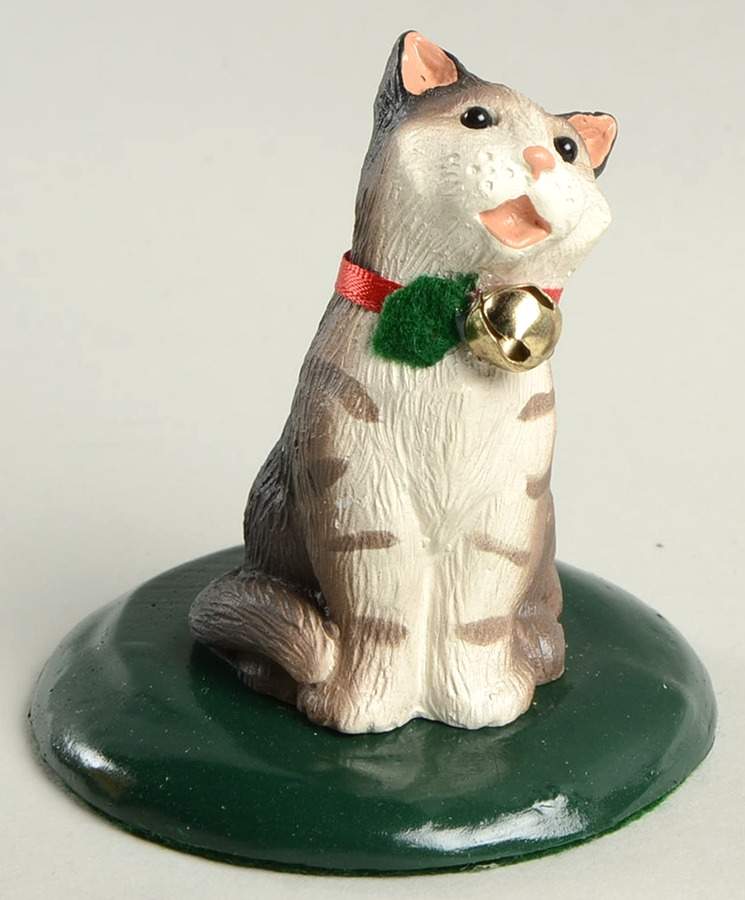 Singing Cats Cat With Jingle Bell Collar - No Box by Byers' Choice Ltd-1