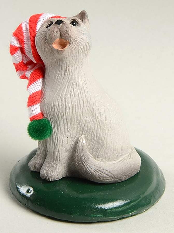 Singing Cats Cat With Red & White Hat - No Box by Byers' Choice Ltd-1