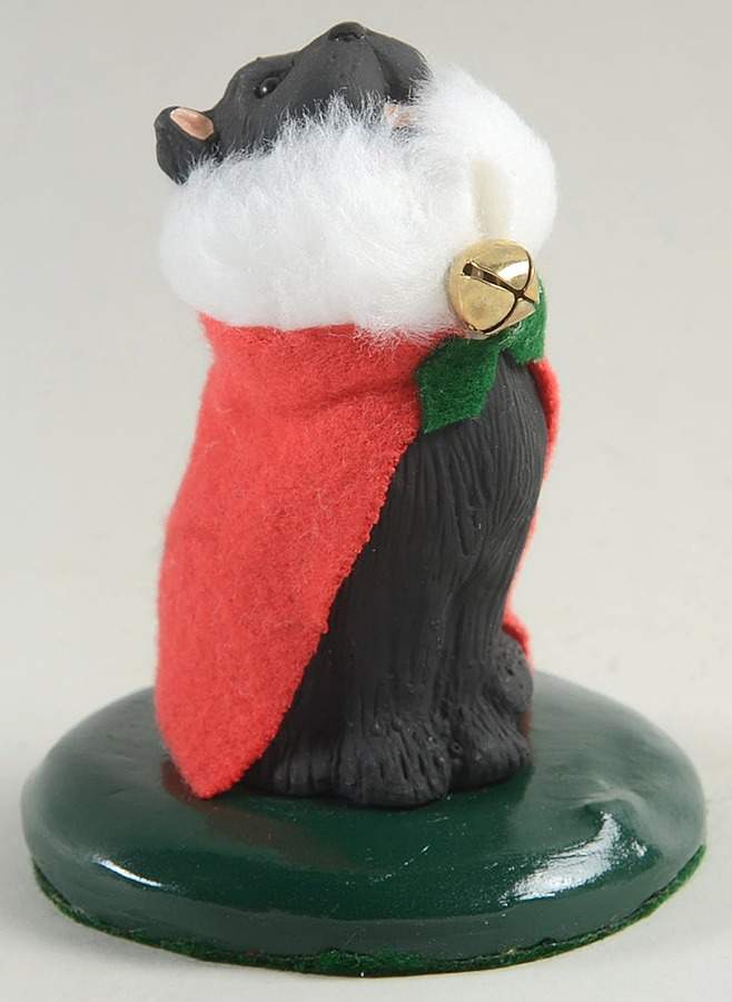 Singing Cats Black Cat With Christmas Coat - No Box by Byers' Choice Ltd-1