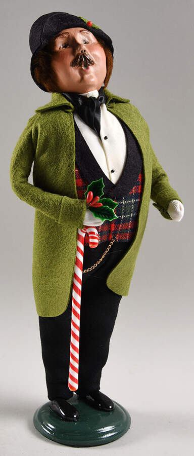 Specialty Families Candy Cane Family - Man - No Box 49b by Byers' Choice Ltd-1