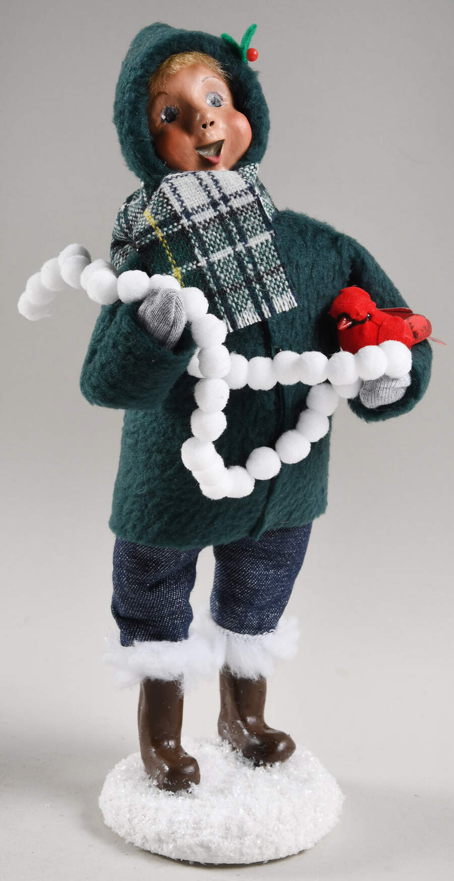 Specialty Families Family With Cardinals-Boy - No Box by Byers' Choice Ltd-1