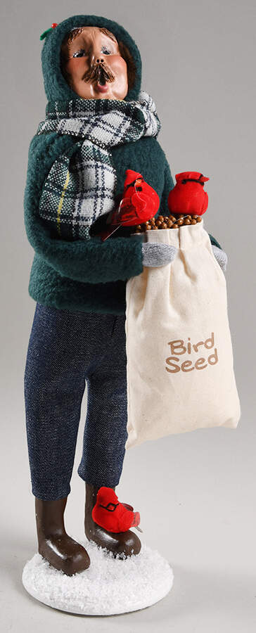Specialty Families Family With Cardinals-Man - No Box by Byers' Choice Ltd-1